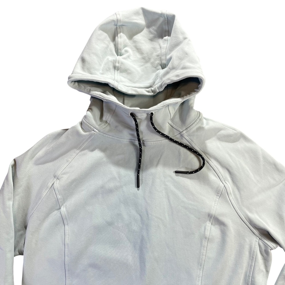 American Giant Womens Light Blue Cotton Spandex‎ Performance Hoodie Size M